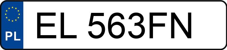 Numer rejestracyjny EL 563FN posiada SKODA Superb II 1.9 TDI MR`08 E4 Comfort - EL563FN