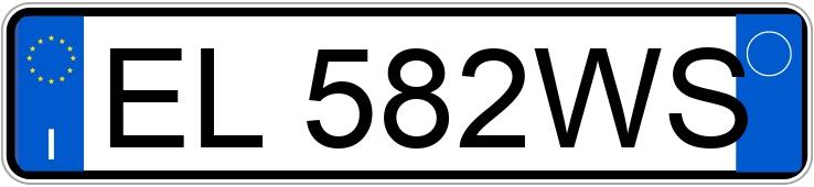 Numer rejestracyjny EL582WS posiada FIAT Bravo 2a serie