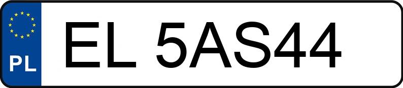 Numer rejestracyjny EL 5AS44 posiada MERCEDES-BENZ E 350 - EL5AS44