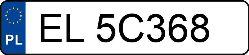 Numer rejestracyjny EL 5C368 posiada KIA CEE D - EL5C368 Numer rejestracyjny EL 5C368 posiada KIA CEE D - EL5C368