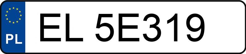 Numer rejestracyjny EL 5E319 posiada PEUGEOT 307 1.6 HDI MR`06 E4 Oxygen 90 - EL5E319 Numer rejestracyjny EL 5E319 posiada PEUGEOT 307 1.6 HDI MR`06 E4 Oxygen 90 - EL5E319