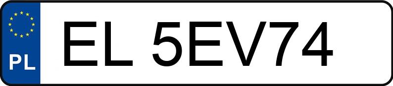 Numer rejestracyjny EL 5EV74 posiada FORD S-MAX - EL5EV74 Numer rejestracyjny EL 5EV74 posiada FORD S-MAX - EL5EV74