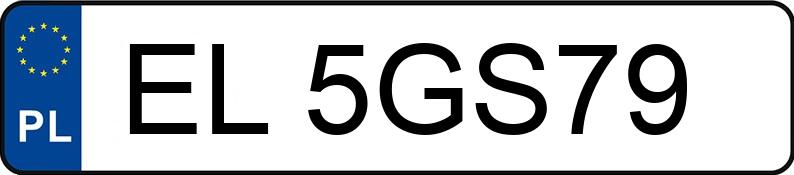 Numer rejestracyjny EL 5GS79 posiada OPEL ASTRA - EL5GS79
