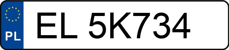 Numer rejestracyjny EL 5K734 posiada FORD TRANSIT - EL5K734 Numer rejestracyjny EL 5K734 posiada FORD TRANSIT - EL5K734