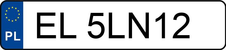 Numer rejestracyjny EL 5LN12 posiada MERCEDES-BENZ POLSKA ACTROS 963-0-A/PL - EL5LN12