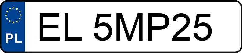 Numer rejestracyjny EL 5MP25 posiada VOLKSWAGEN Golf VII Variant 1.4 TSI MR`17 E6 Comfortline BMT - EL5MP25