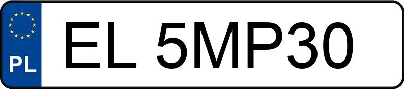 Numer rejestracyjny EL 5MP30 posiada FORD Focus 2.0 MR`08 E4 Titanium - EL5MP30