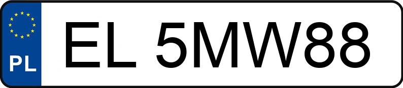 Numer rejestracyjny EL 5MW88 posiada BMW 530D XDRIVE - EL5MW88 Numer rejestracyjny EL 5MW88 posiada BMW 530D XDRIVE - EL5MW88