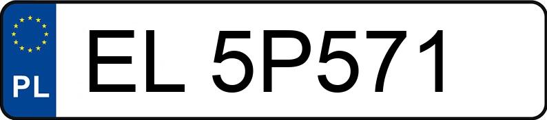 Numer rejestracyjny EL 5P571 posiada OPEL COMBO LIFE - EL5P571 Numer rejestracyjny EL 5P571 posiada OPEL COMBO LIFE - EL5P571