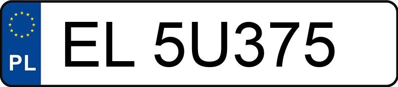 Numer rejestracyjny EL 5U375 posiada PEUGEOT 407 - EL5U375 Numer rejestracyjny EL 5U375 posiada PEUGEOT 407 - EL5U375