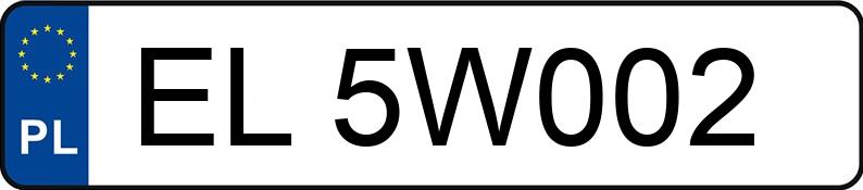 Numer rejestracyjny EL 5W002 posiada KIA PROCEED - EL5W002 Numer rejestracyjny EL 5W002 posiada KIA PROCEED - EL5W002