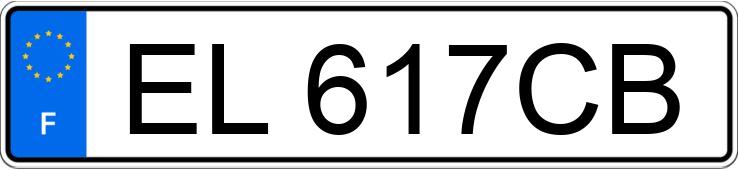 Numer rejestracyjny EL617CB posiada SEAT IBIZA