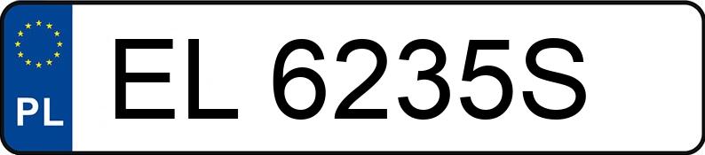Numer rejestracyjny EL 6235S posiada VOLKSWAGEN GOLF - EL6235S Numer rejestracyjny EL 6235S posiada VOLKSWAGEN GOLF - EL6235S