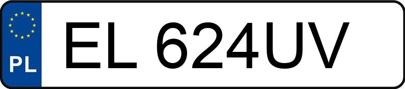 Numer rejestracyjny EL 624UV posiada HONDA ACCORD - EL624UV