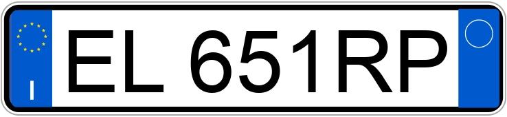 Numer rejestracyjny EL651RP posiada OPEL Astra 4a serie
