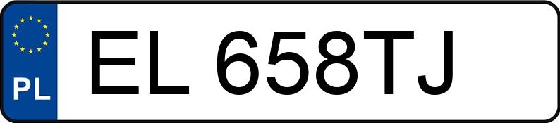 Numer rejestracyjny EL 658TJ posiada KIA RIO - EL658TJ Numer rejestracyjny EL 658TJ posiada KIA RIO - EL658TJ