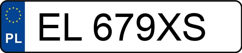 Numer rejestracyjny EL 679XS posiada RENAULT LAGUNA - EL679XS