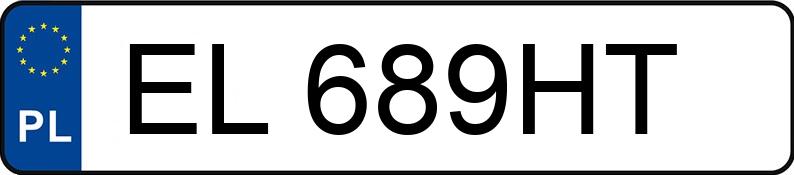 Numer rejestracyjny EL 689HT posiada HONDA Civic 1.4i MR`95 i - EL689HT Numer rejestracyjny EL 689HT posiada HONDA Civic 1.4i MR`95 i - EL689HT