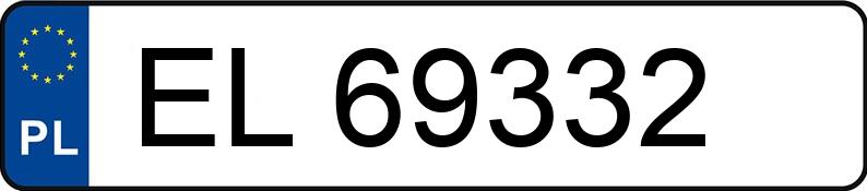 Numer rejestracyjny EL 69332 posiada JELCZ 642 MR`97 26.5t W642K - EL69332