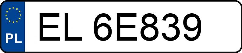 Numer rejestracyjny EL 6E839 posiada MITSUBISHI Colt 1.6 Kat. MR`96 GLX - EL6E839 Numer rejestracyjny EL 6E839 posiada MITSUBISHI Colt 1.6 Kat. MR`96 GLX - EL6E839