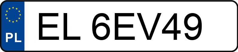 Numer rejestracyjny EL 6EV49 posiada BMW 320 Diesel MR`19 E6d G20 320 Diesel MR`19 E6d G20 - EL6EV49