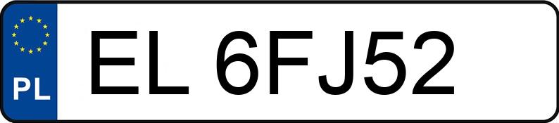 Numer rejestracyjny EL 6FJ52 posiada MERCEDES-BENZ E 220 D 4MATIC - EL6FJ52