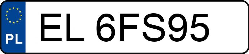 Numer rejestracyjny EL 6FS95 posiada BMW 318 Diesel MR`04 E4 E90 318 Diesel MR`04 E4 E90 - EL6FS95