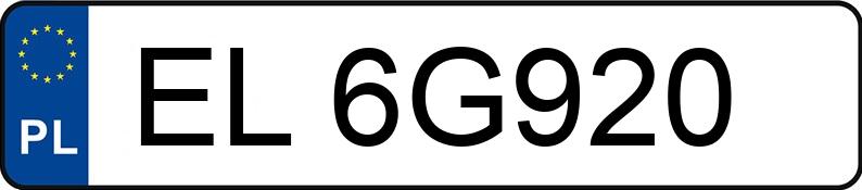 Numer rejestracyjny EL 6G920 posiada OPEL INSIGNIA - EL6G920