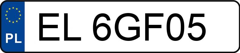 Numer rejestracyjny EL 6GF05 posiada RENAULT MEGANE - EL6GF05 Numer rejestracyjny EL 6GF05 posiada RENAULT MEGANE - EL6GF05