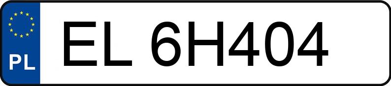 Numer rejestracyjny EL 6H404 posiada FORD Mustang 2.3 EcoBoost MR`18 E6 Mustang 2.3 EcoBoost MR`18 E6 - EL6H404