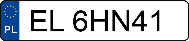 Numer rejestracyjny EL 6HN41 posiada BMW 330 CI - EL6HN41