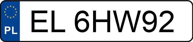 Numer rejestracyjny EL 6HW92 posiada OPEL ZAFIRA TOURER - EL6HW92 Numer rejestracyjny EL 6HW92 posiada OPEL ZAFIRA TOURER - EL6HW92