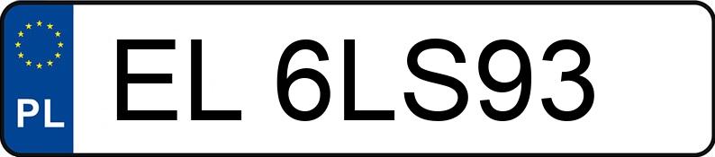 Numer rejestracyjny EL 6LS93 posiada PEUGEOT 208 - EL6LS93