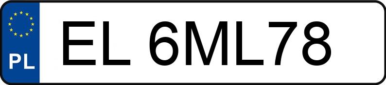 Numer rejestracyjny EL 6ML78 posiada TOYOTA COROLLA - EL6ML78 Numer rejestracyjny EL 6ML78 posiada TOYOTA COROLLA - EL6ML78