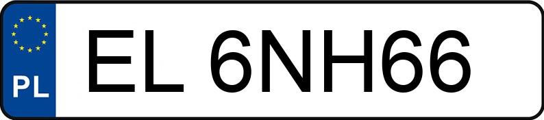 Numer rejestracyjny EL 6NH66 posiada MERCEDES-BENZ E 200 4MATIC - EL6NH66