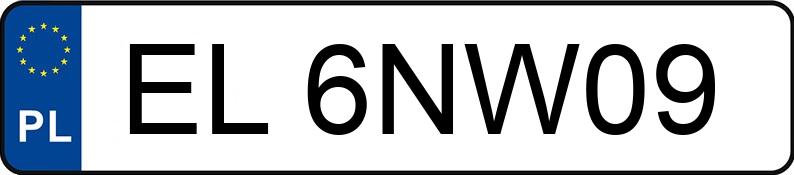 Numer rejestracyjny EL 6NW09 posiada CUPRA TERRAMAR - EL6NW09 Numer rejestracyjny EL 6NW09 posiada CUPRA TERRAMAR - EL6NW09