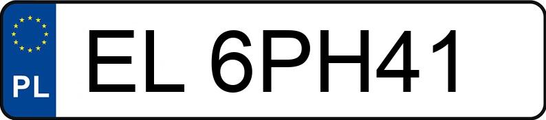 Numer rejestracyjny EL 6PH41 posiada MERCEDES-BENZ GLB 200 - EL6PH41