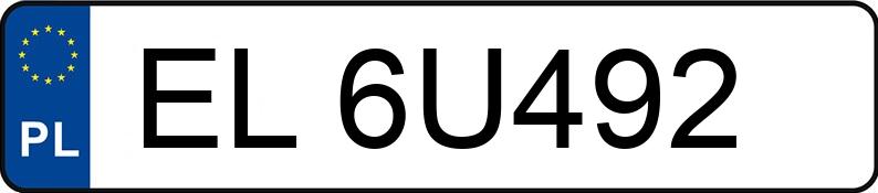 Numer rejestracyjny EL 6U492 posiada VOLKSWAGEN GOLF V - EL6U492