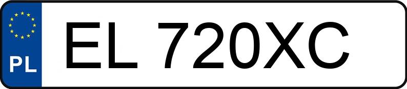 Numer rejestracyjny EL 720XC posiada SAAB 9-3 - EL720XC
