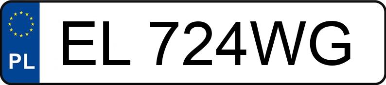 Numer rejestracyjny EL 724WG posiada TOYOTA COROLLA - EL724WG Numer rejestracyjny EL 724WG posiada TOYOTA COROLLA - EL724WG