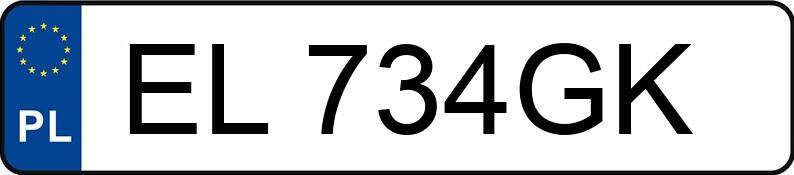 Numer rejestracyjny EL 734GK posiada AUDI 80 - EL734GK Numer rejestracyjny EL 734GK posiada AUDI 80 - EL734GK