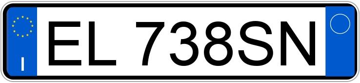 Numer rejestracyjny EL738SN posiada FIAT Punto Evo