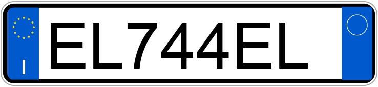 Numer rejestracyjny EL744EL posiada OPEL Meriva 2a serie Numer rejestracyjny EL744EL posiada OPEL Meriva 2a serie