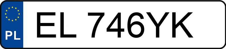 Numer rejestracyjny EL 746YK posiada VOLKSWAGEN GOLF - EL746YK