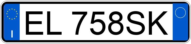 Numer rejestracyjny EL758SK posiada VOLKSWAGEN Polo 5a serie