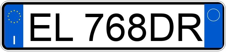 Numer rejestracyjny EL768DR posiada TOYOTA Aygo 1a serie