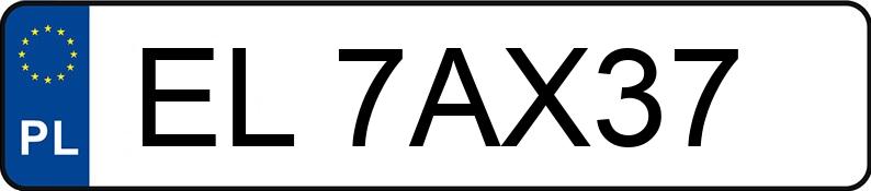 Numer rejestracyjny EL 7AX37 posiada HYUNDAI I10 - EL7AX37