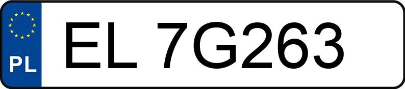 Numer rejestracyjny EL 7G263 posiada LEXUS IS300 - EL7G263 Numer rejestracyjny EL 7G263 posiada LEXUS IS300 - EL7G263
