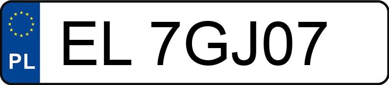 Numer rejestracyjny EL 7GJ07 posiada PEUGEOT Rifter 1.5 BlueHDi MR`18 E6.4 2.4t Standard Allure - EL7GJ07