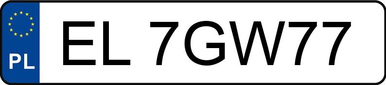 Numer rejestracyjny EL 7GW77 posiada MERCEDES-BENZ A 180 D - EL7GW77